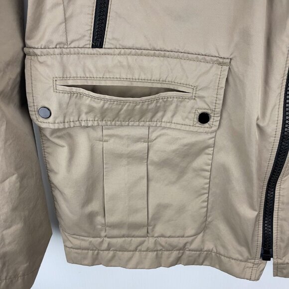 BOSS ORANGE Hugo Boss Saharan Multi Pockets Outdoor Beige Utility Jacket US 44R - Picture 5 of 15